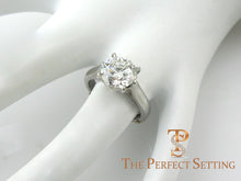 Load image into Gallery viewer, 2.5 ct Round Brilliant Diamond Engagement Ring in Platinum