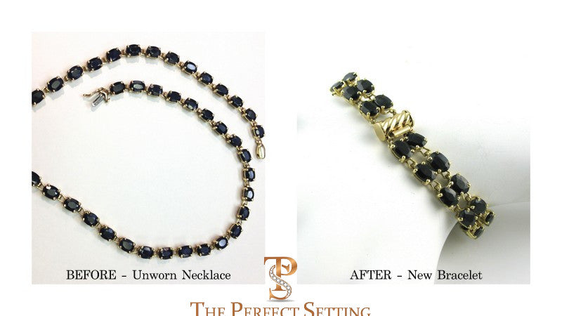 Necklace on sale into bracelet