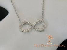 Load image into Gallery viewer, Diamond Infinity Necklace