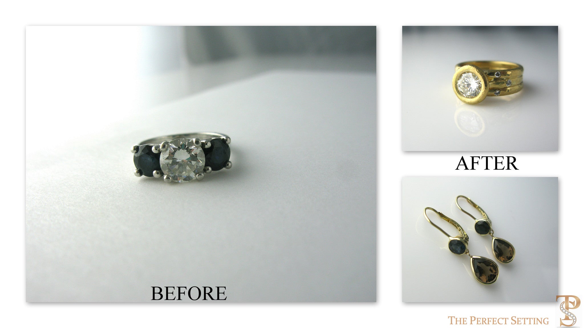 Stunning Before and After Engagement Ring Resets