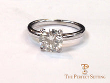 Load image into Gallery viewer, classic 4 prong diamond engagement ring