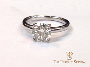 classic 4 prong diamond engagement ring