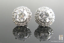 Load image into Gallery viewer, Diamond Earring Jackets with Diamond Studs