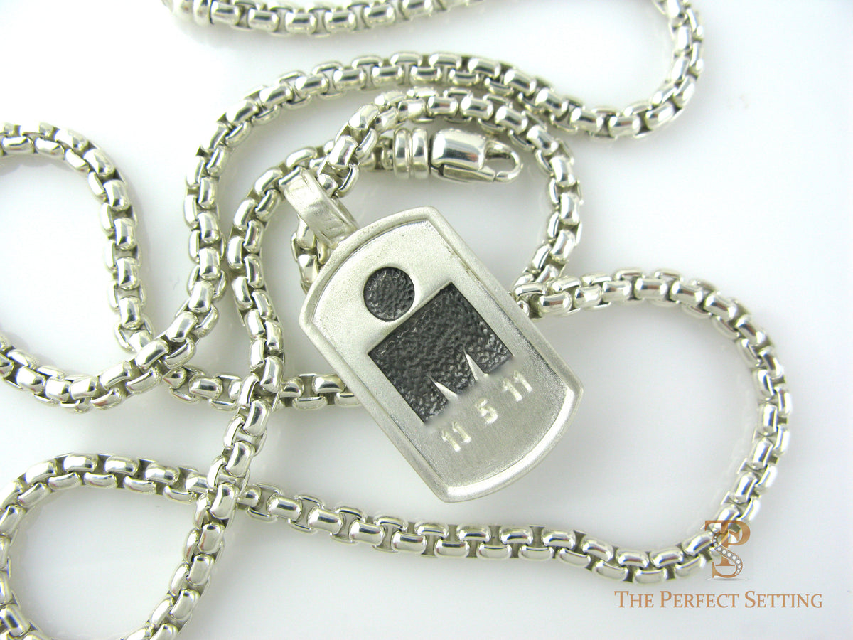 Iron Man Sterling Silver Necklace