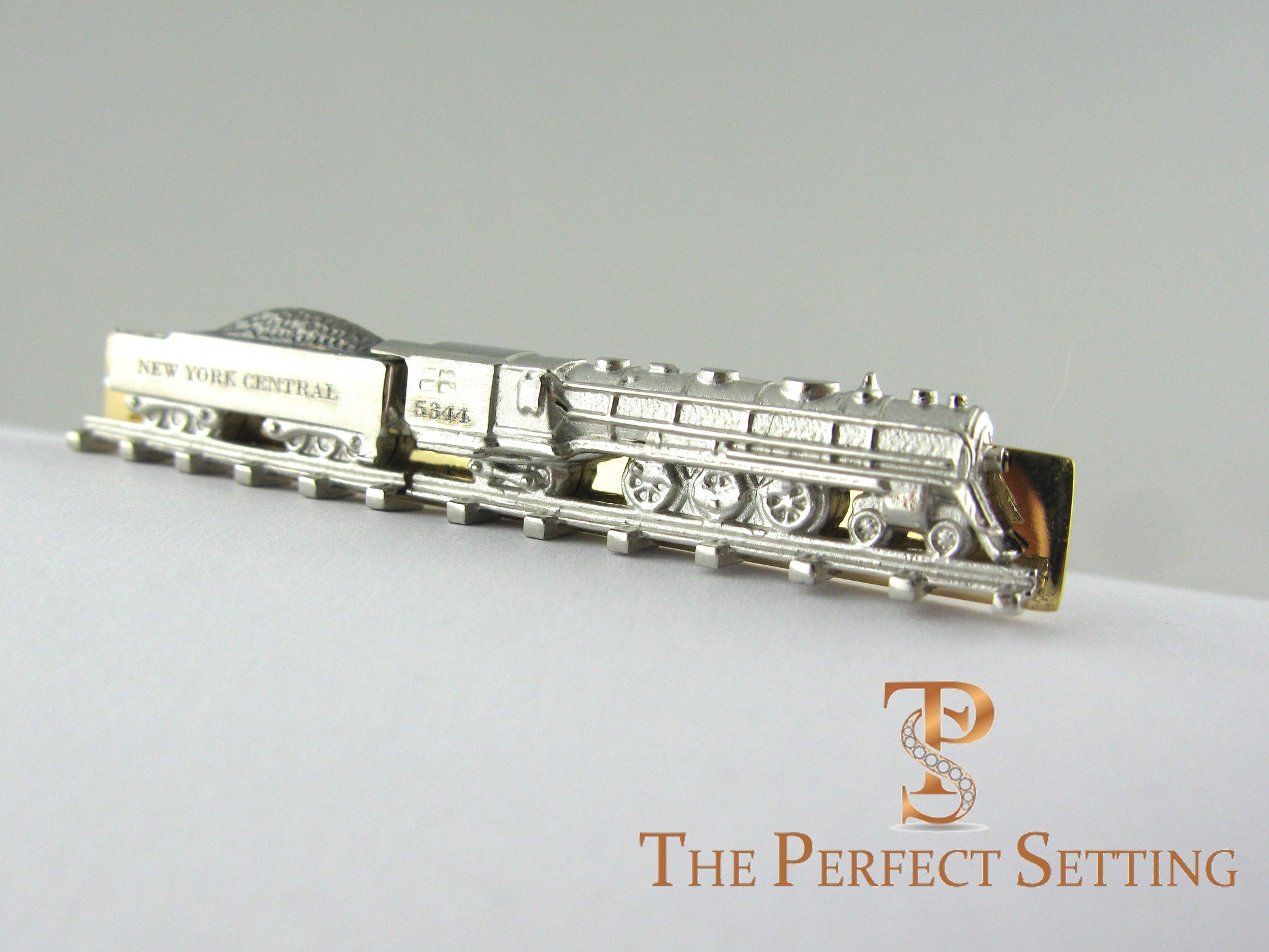 Hudson Train New York Central #5344 Tie Clip and Bar – The Perfect  display picture 1