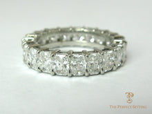 Load image into Gallery viewer, Radiant Cut Diamond Eternity Band 5ctw