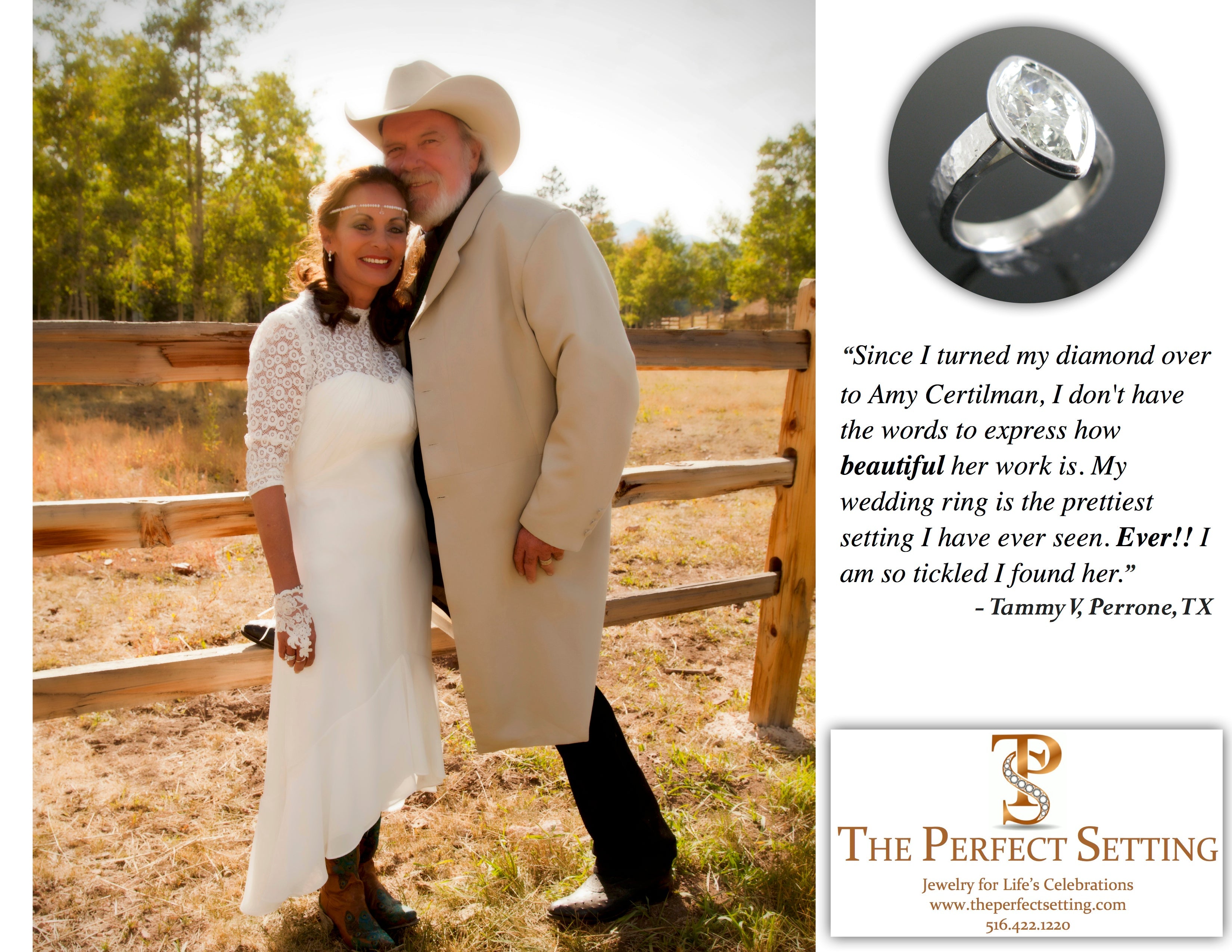 Western Proposal Marquise Diamond Bezel Ring