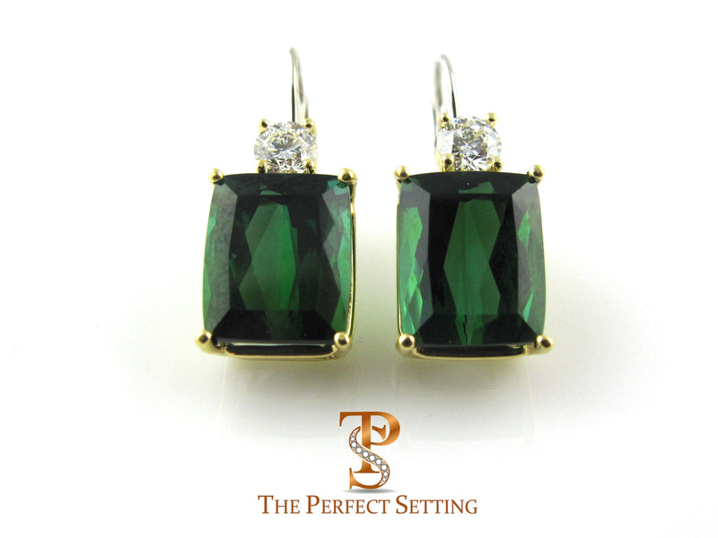 Diamond Hoop Earrings