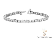 Load image into Gallery viewer, cultured lab diamond tennis bracelet