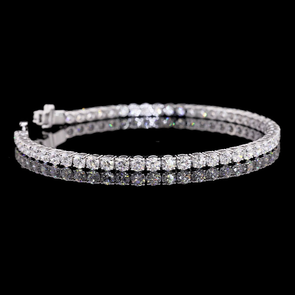 Lab Diamond Tennis Bracelet 5.56cts