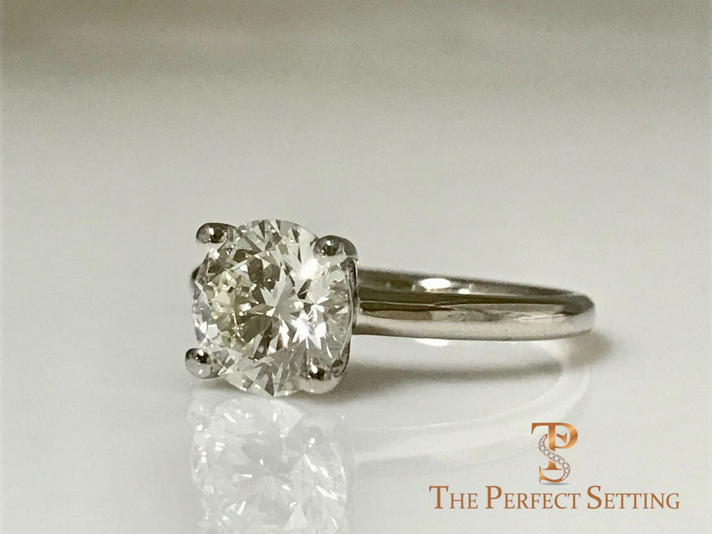 1.70 ct diamond solitaire engagement ring