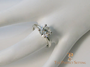 1.70 ct diamond solitaire engagement ring custom