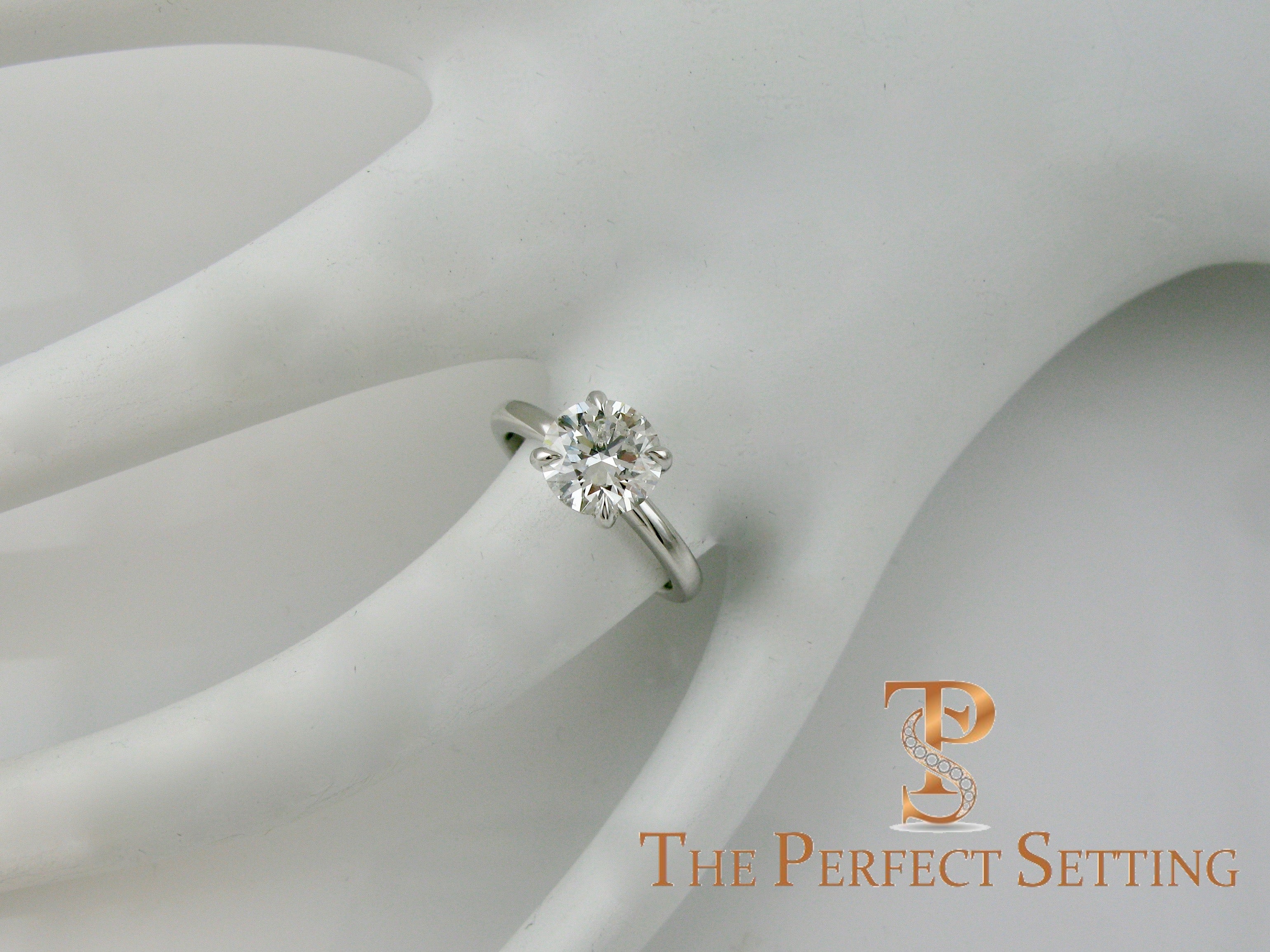 Classic Round GIA Certified Diamond Engagement Ring