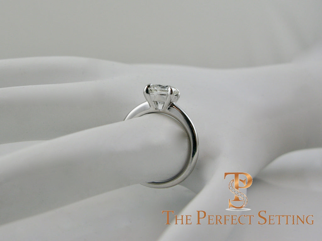 Round GIA Certified Diamond Engagement Ring
