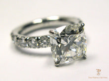 Load image into Gallery viewer, Cushion Cut Diamond Engagement Ring