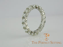 Load image into Gallery viewer, u - prong eternity band sideways