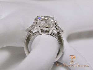 7 ct graft round diamond pear 3 stone engagement ring 