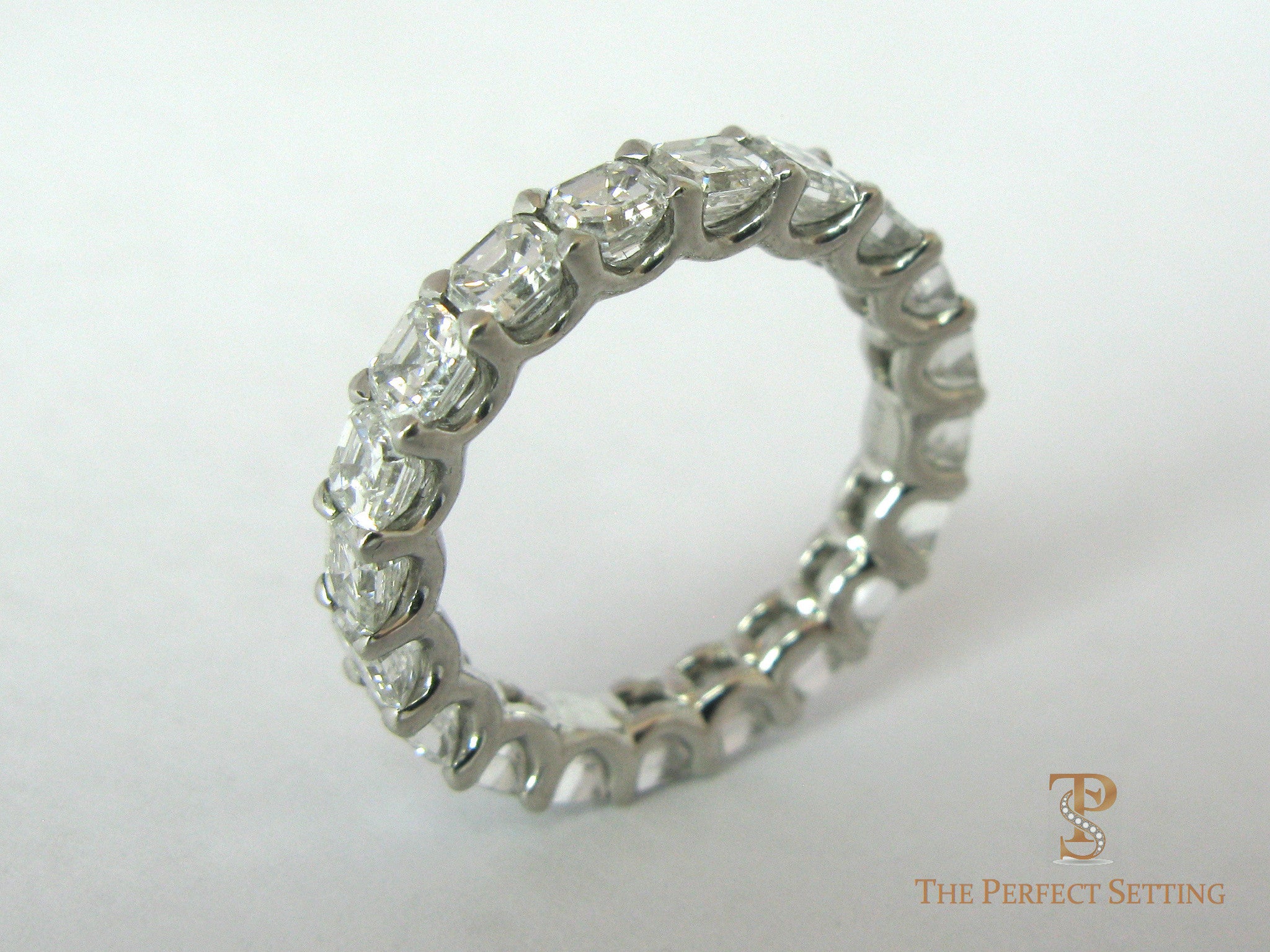 Asscher Cut Diamond Eternity Band