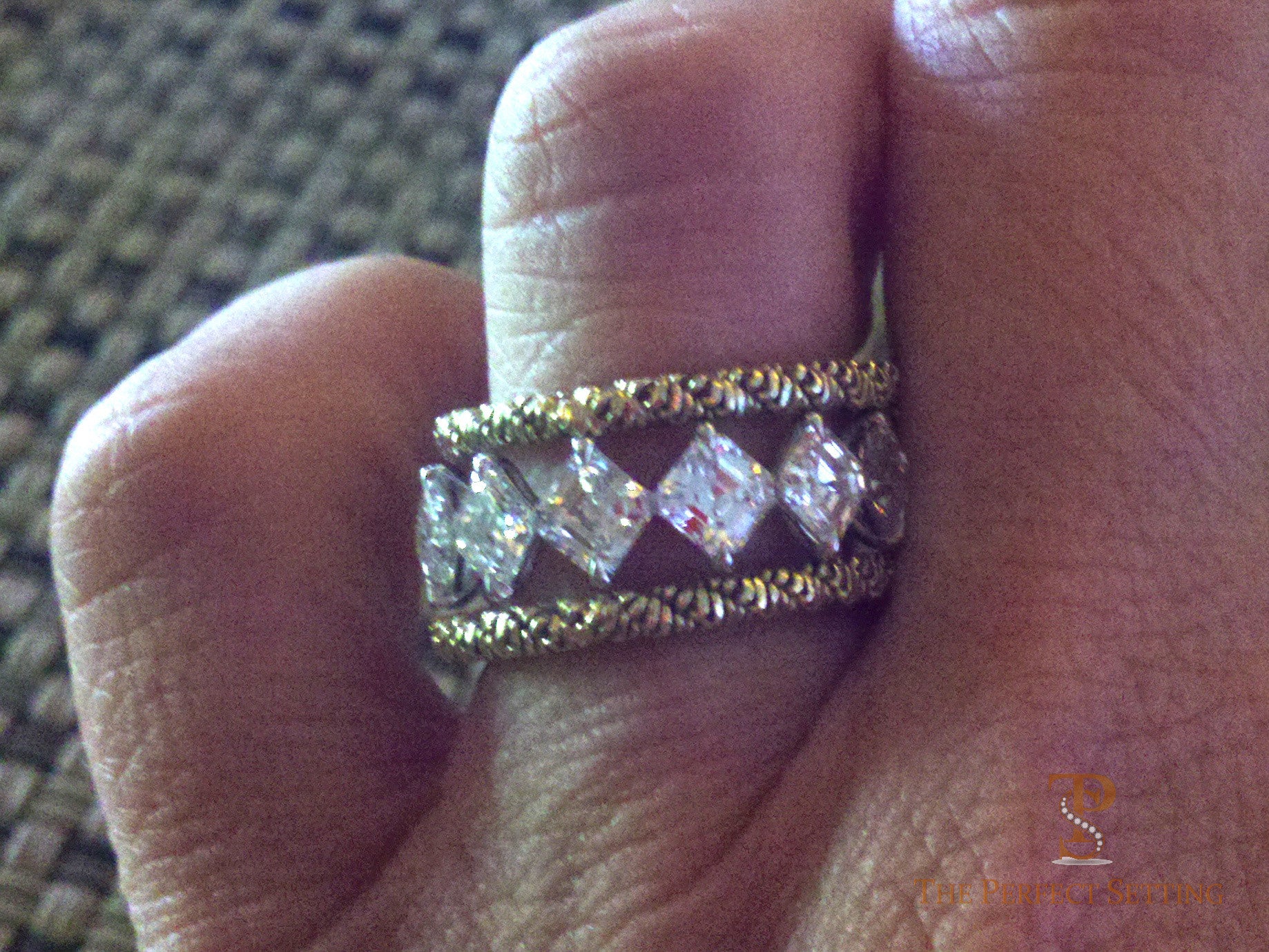 Asscher Cut Diamond Eternity Band