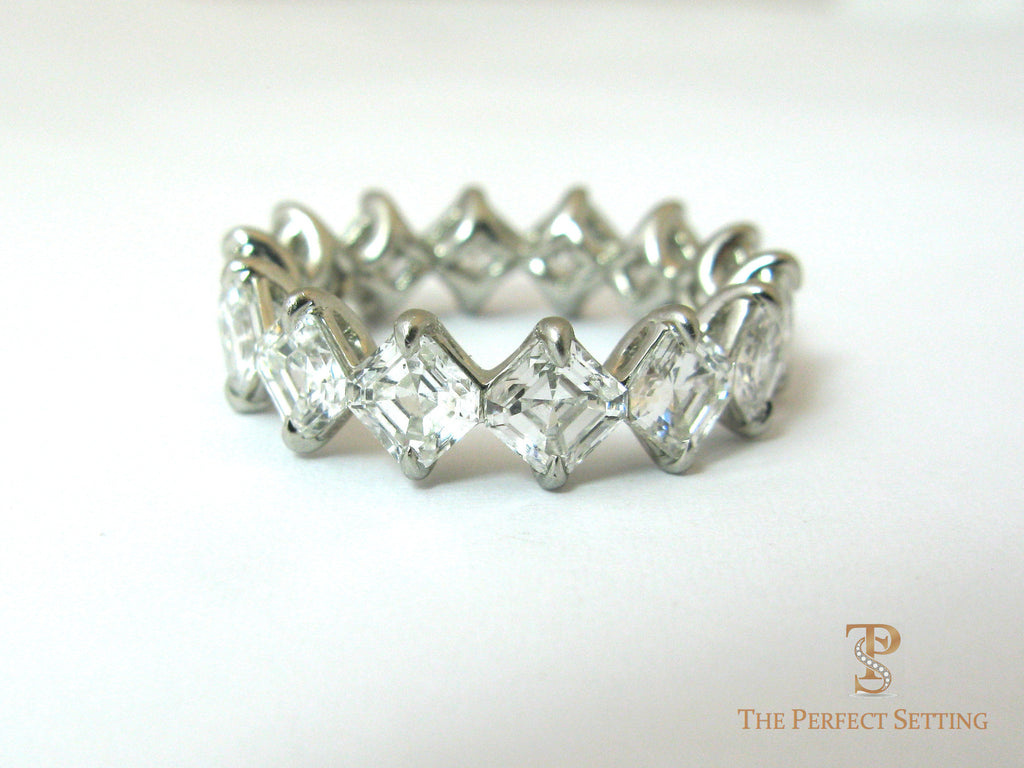 Asscher Cut Diamond Eternity Band