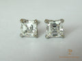 Asscher Cut Diamond Earrings
