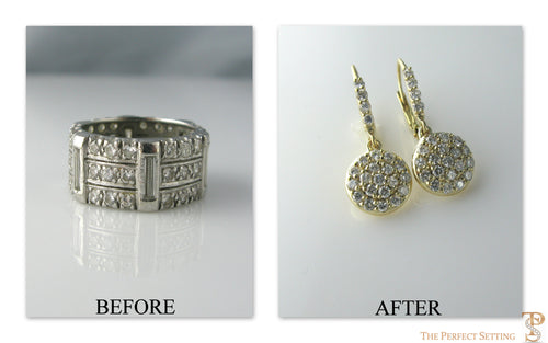 Before and After Photos unworn diamond wedding ring
