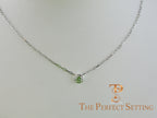 Bezel Set Diamond on Fancy Chain