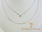 Bezel Set Diamond on Fancy Chain