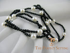 Black Spinel Cultured Pearl Necklace
