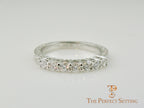 vintage scroll 7 stone diamond wedding band