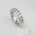 Channel Set Diamond Eternity Wedding Band