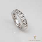 Channel Set Diamond Eternity Wedding Band