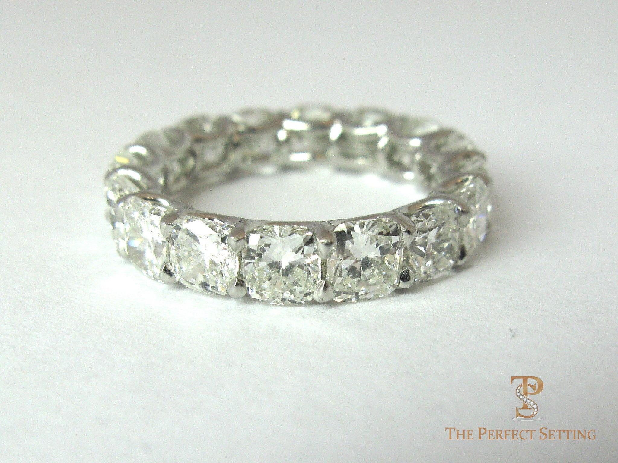 Cushion Cut Diamond Eternity Band