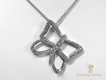 Load image into Gallery viewer, Diamond Butterfly Necklace