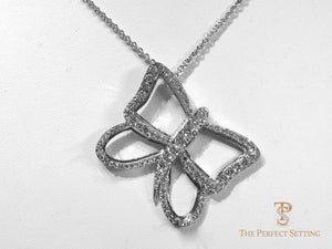 Diamond Butterfly Necklace