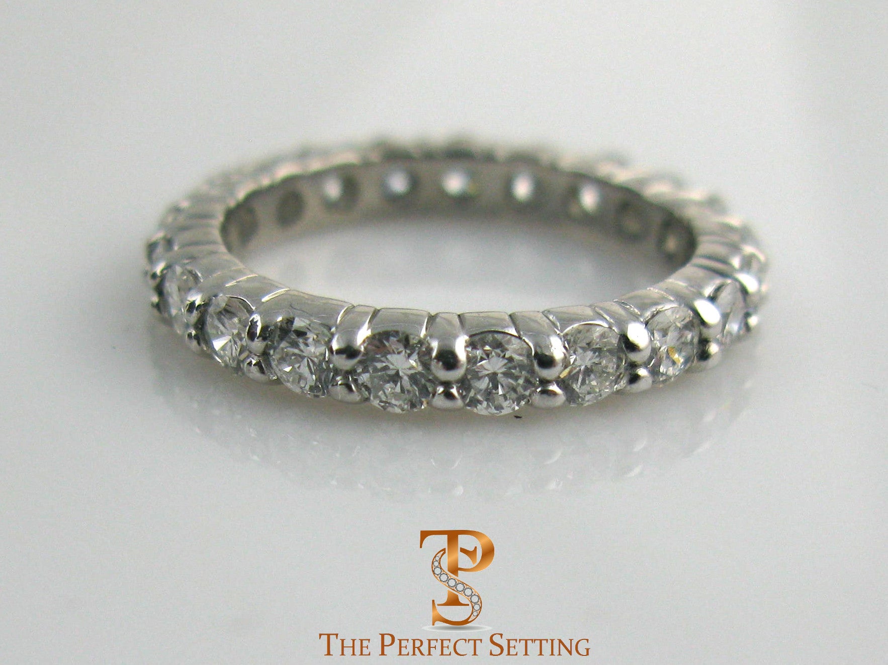 Round Brilliant Diamond Eternity Band