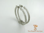Diamond Hoop Earring