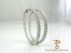 Diamond Hoop Earring