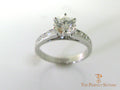 Diamond engagement ring channel setting 1