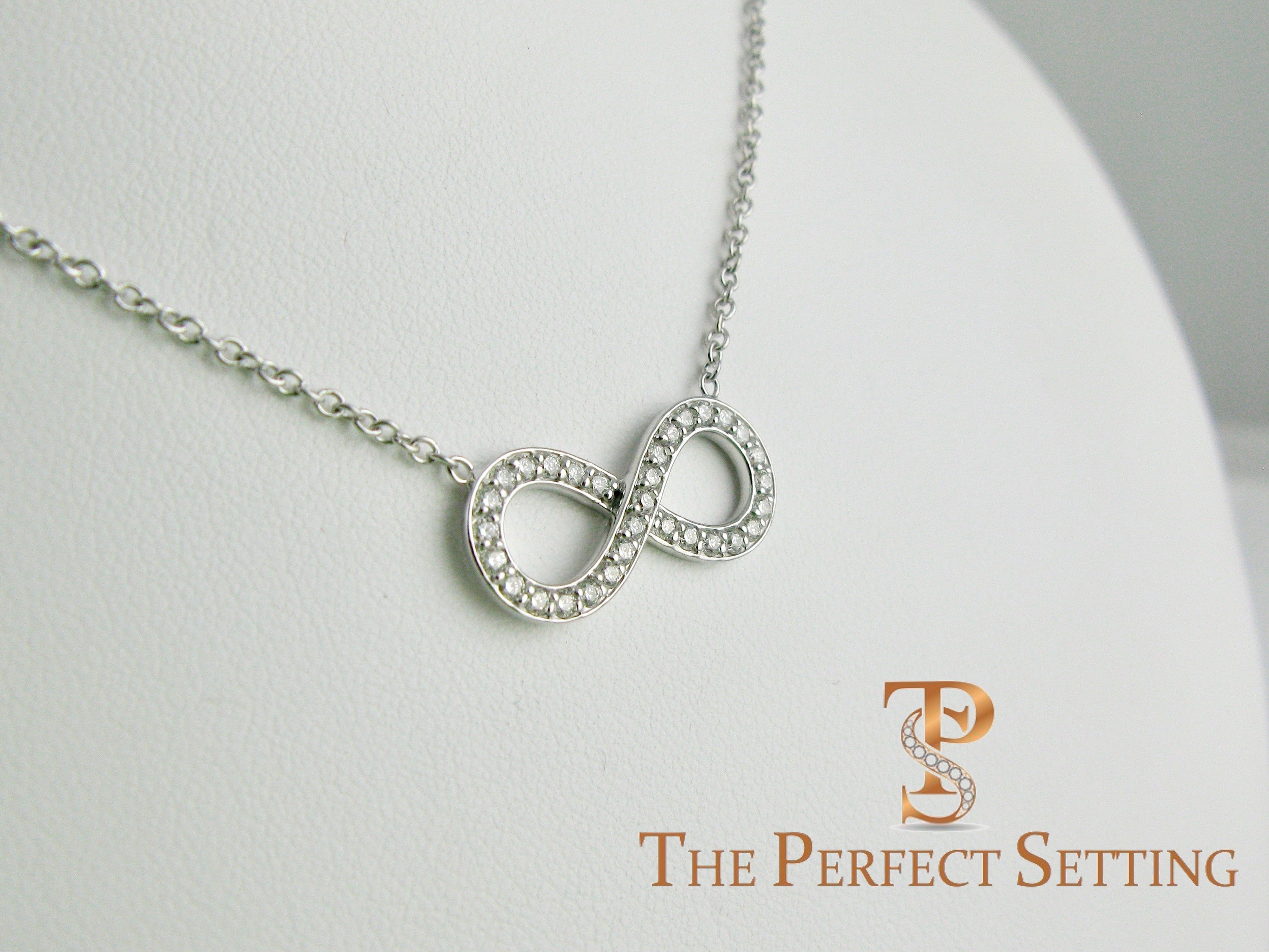 Diamond Infinity Necklace