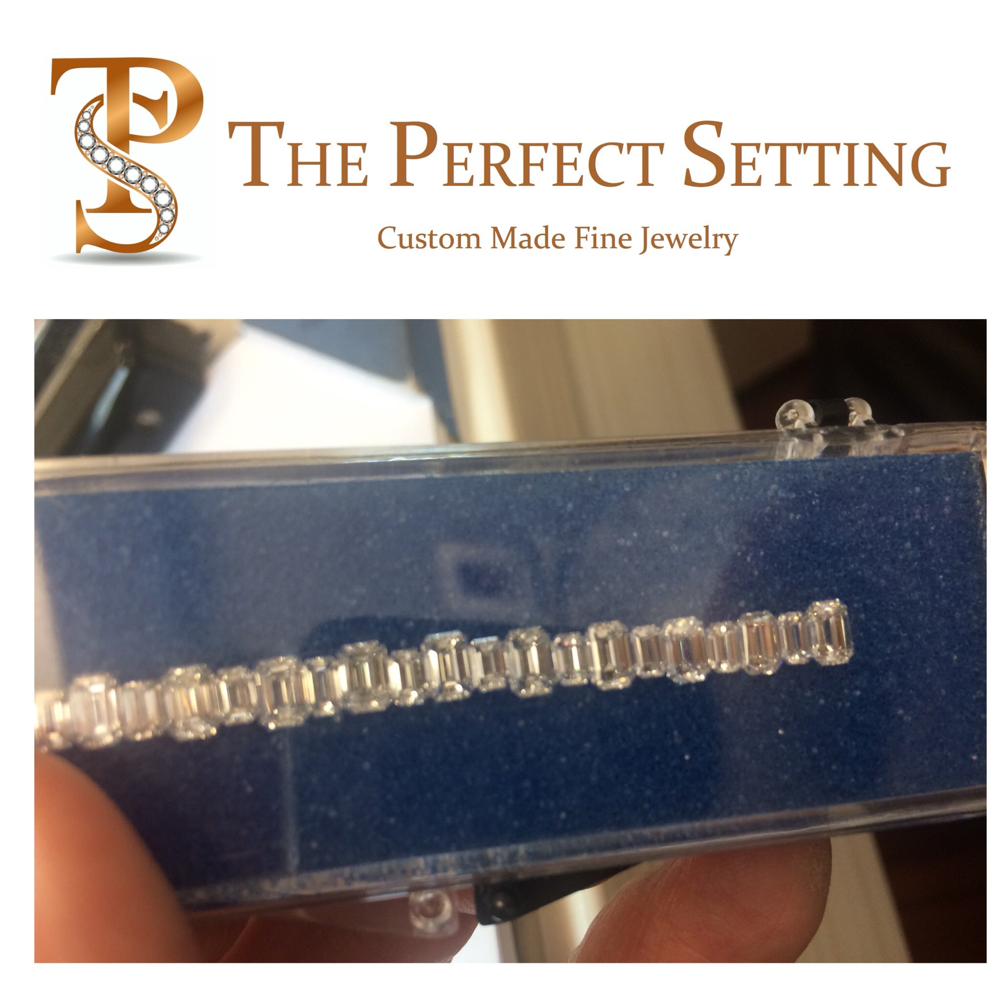 Emerald cut Diamond layout