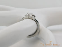 Load image into Gallery viewer, Modern Deco Emerald Cut Engagement Ring Lab Grown Diamond