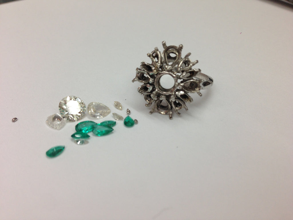 Resetting - Unworn Inherited Diamond Ring to New Engagement Ring