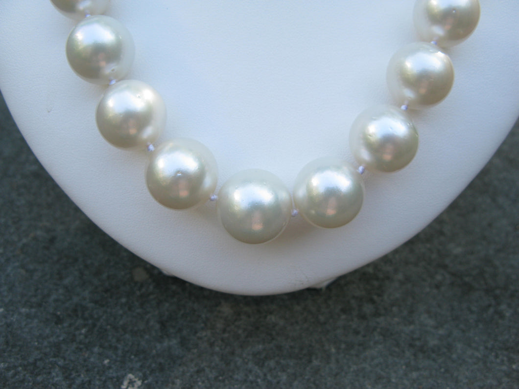 Jumbo South Sea Cultured Pearl Necklace