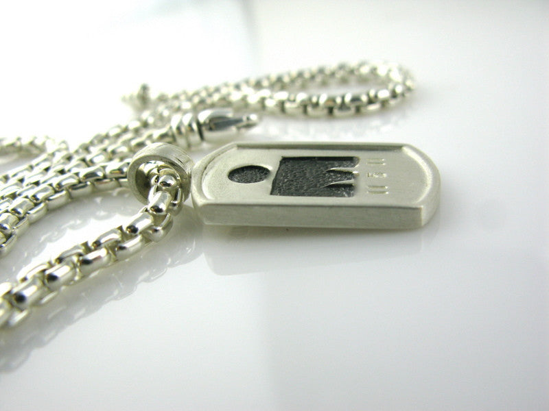 Iron Man Sterling Silver necklace