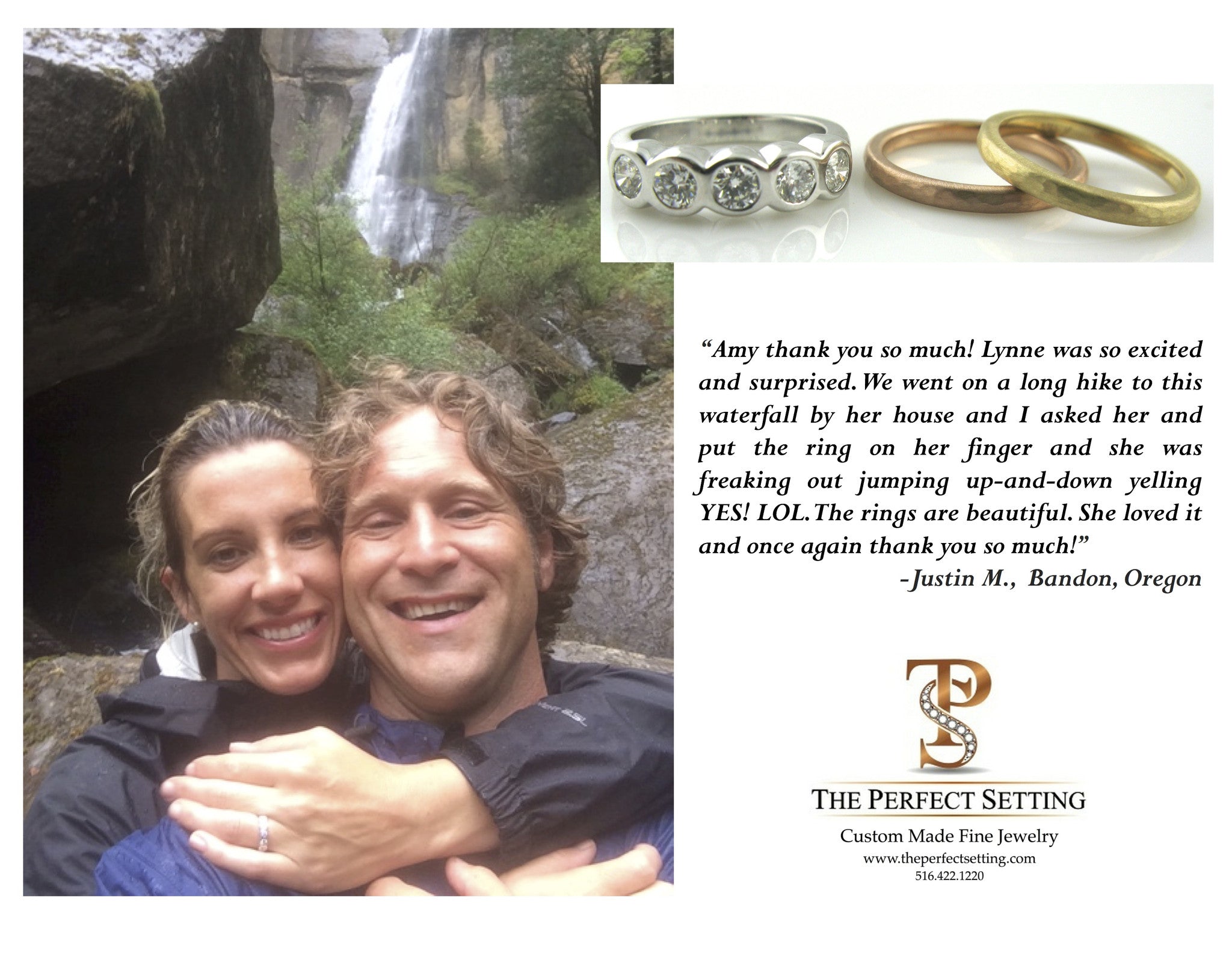 Lynne and Justin Engaged!