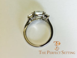 Radiant Cut 2.5 ct Diamond Custom Engagement Ring
