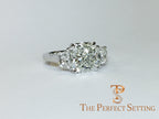 Radiant Cut 2.5 ct Diamond ring