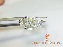 Load image into Gallery viewer, Radiant Cut 2.5 ct Diamond Custom Engagement Ring