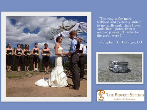 review rustic diamond engagement ring